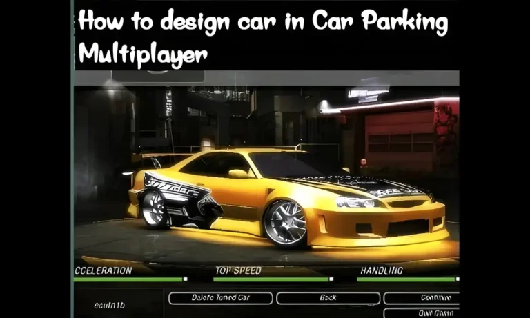 How Car Parking Multiplayer Car Design