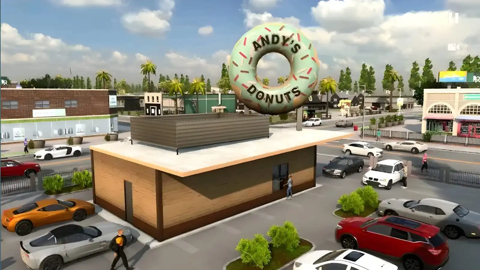 Drive Zone Online open world car simulator graphics
