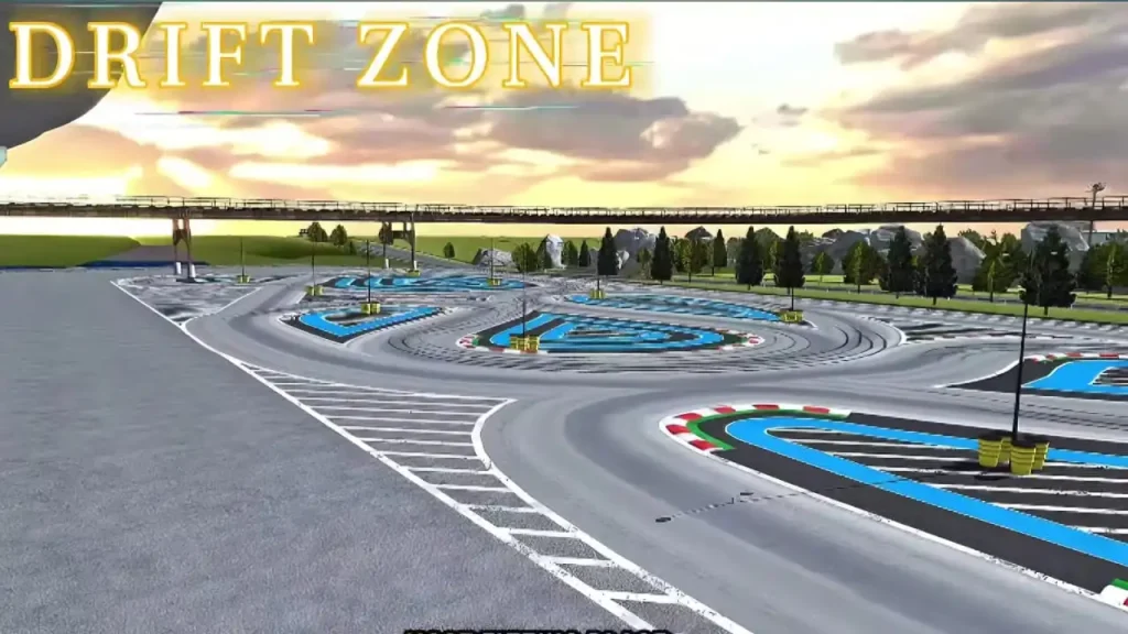 drift zone in car parking multiplayer