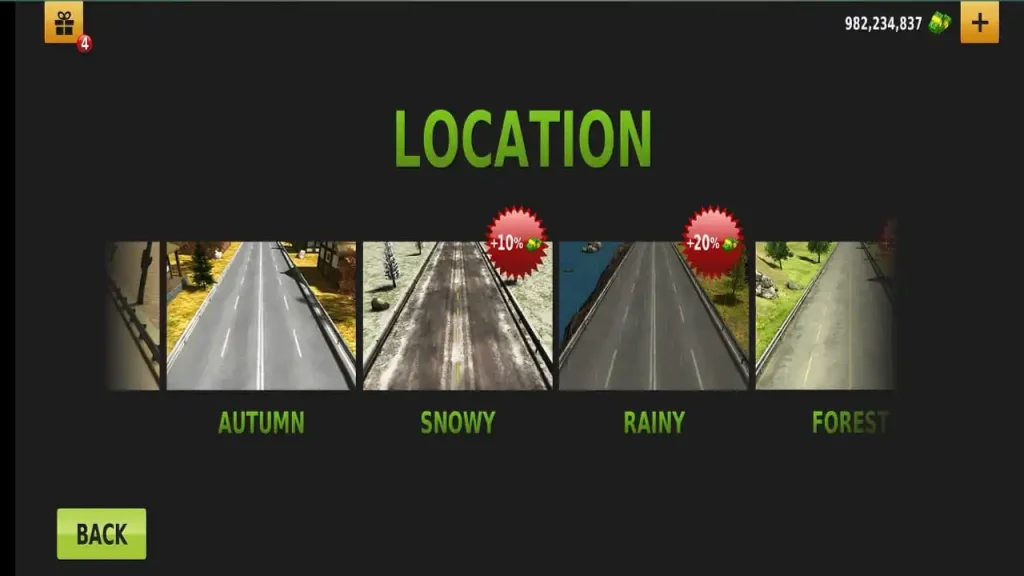 traffic racer locations