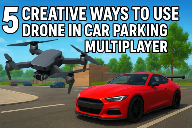 drone in car parking multiplayer